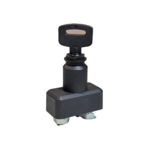 Corta corriente vista principal con llave